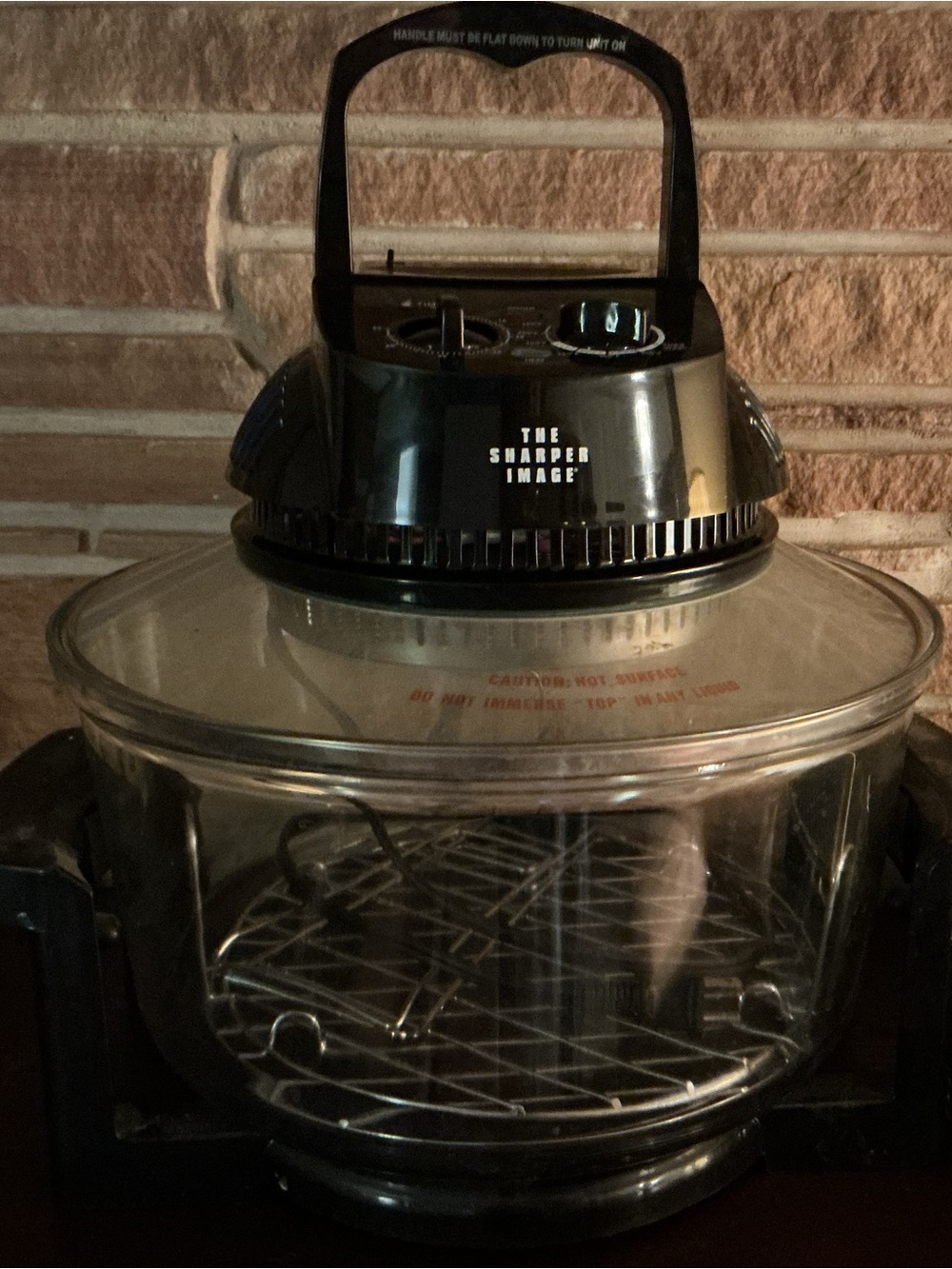 Sharper Image Black Countertop Super Wave